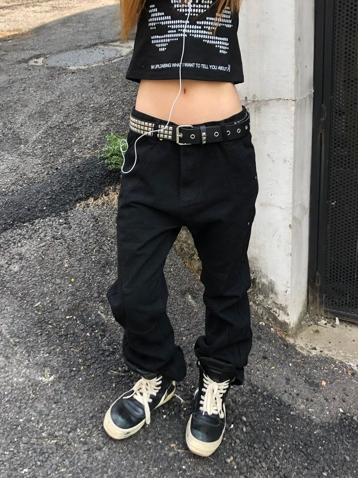 Angel Baby（エンジェルベイビー）の「Cyber Black Zip Pants（Pants）」