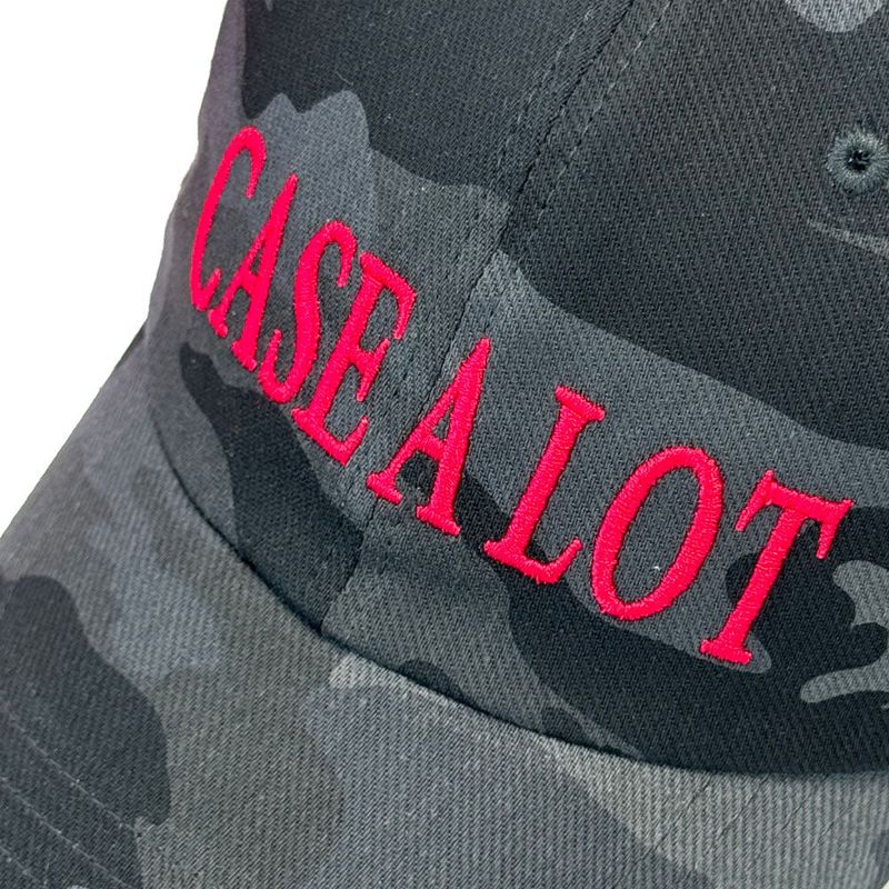  Logo camo ball cap - black