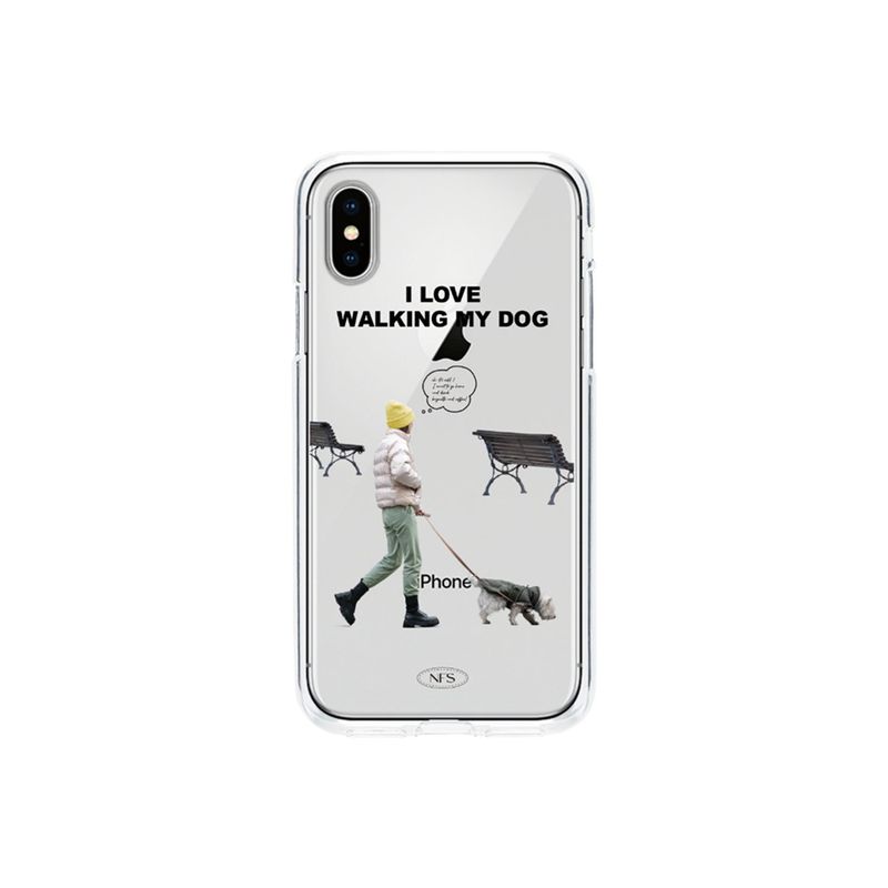 Walking dog jelly case