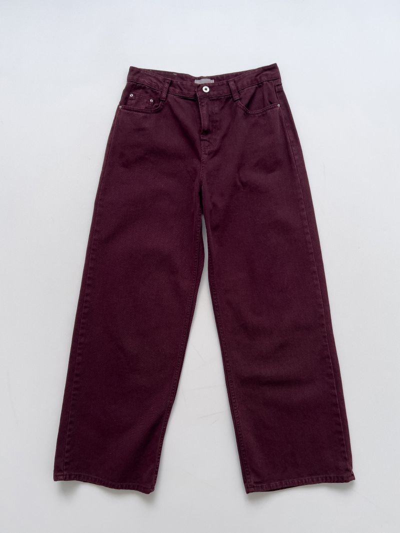 602 Dyed Cotton Wide Pants