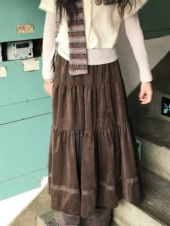 seezul（シーズル）の「seki velvet long skir（Skirts）」