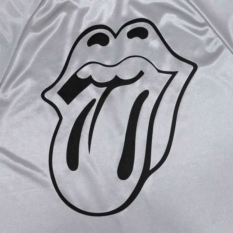 DC x The Rolling Stones Logo Glossy Soccer Jersey Grey