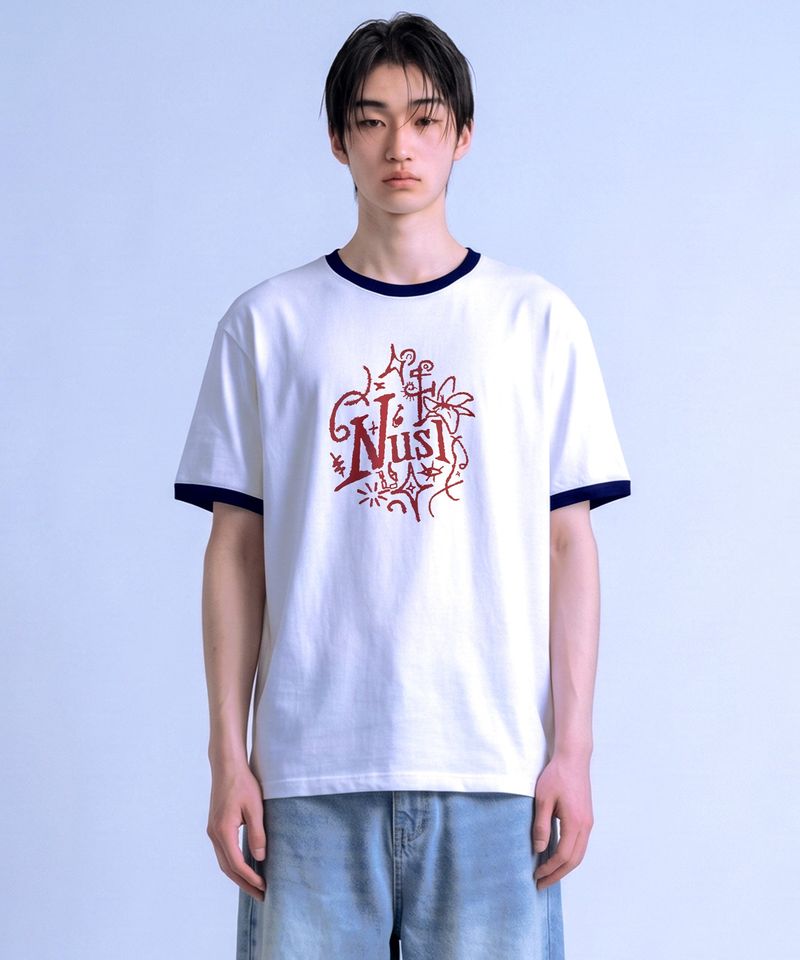 Drawing Rough Ringer T-Shirts - 4COLOR