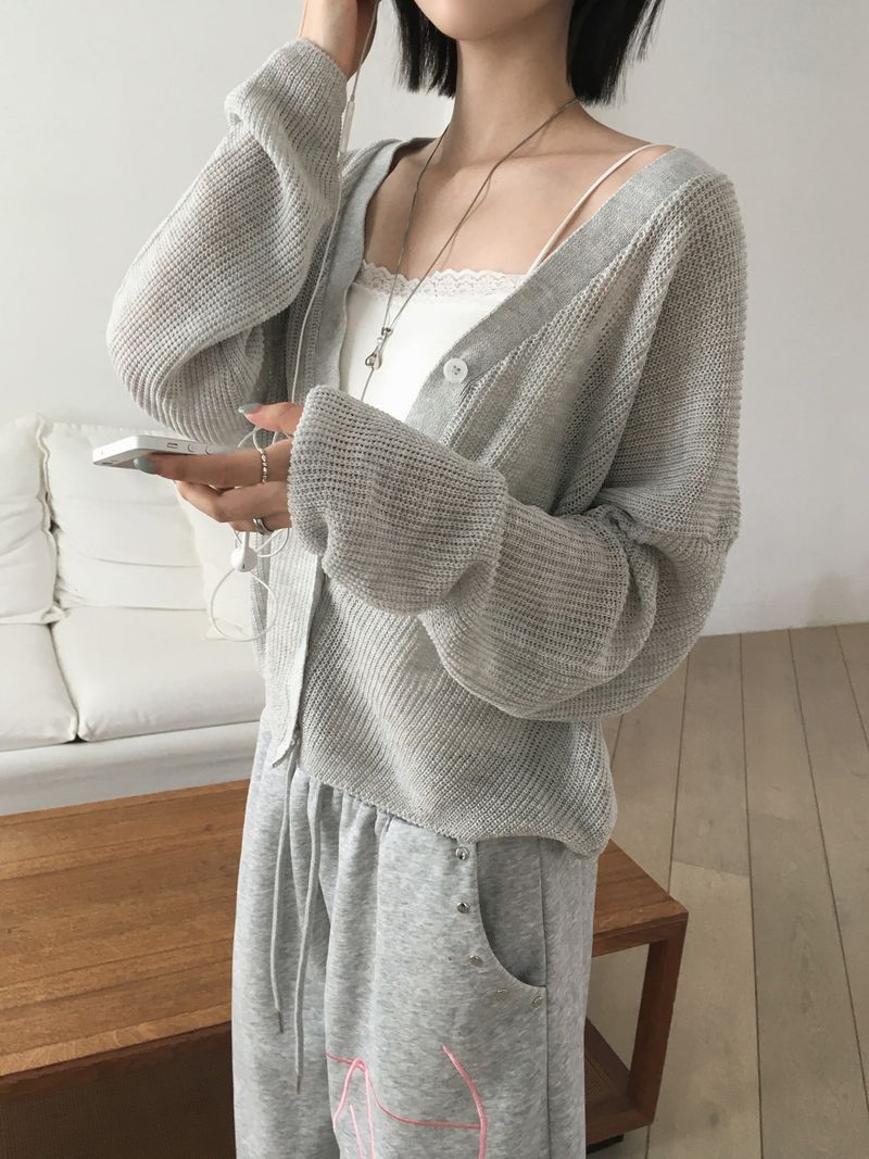 Forb Linen Hacci V-Neck cd