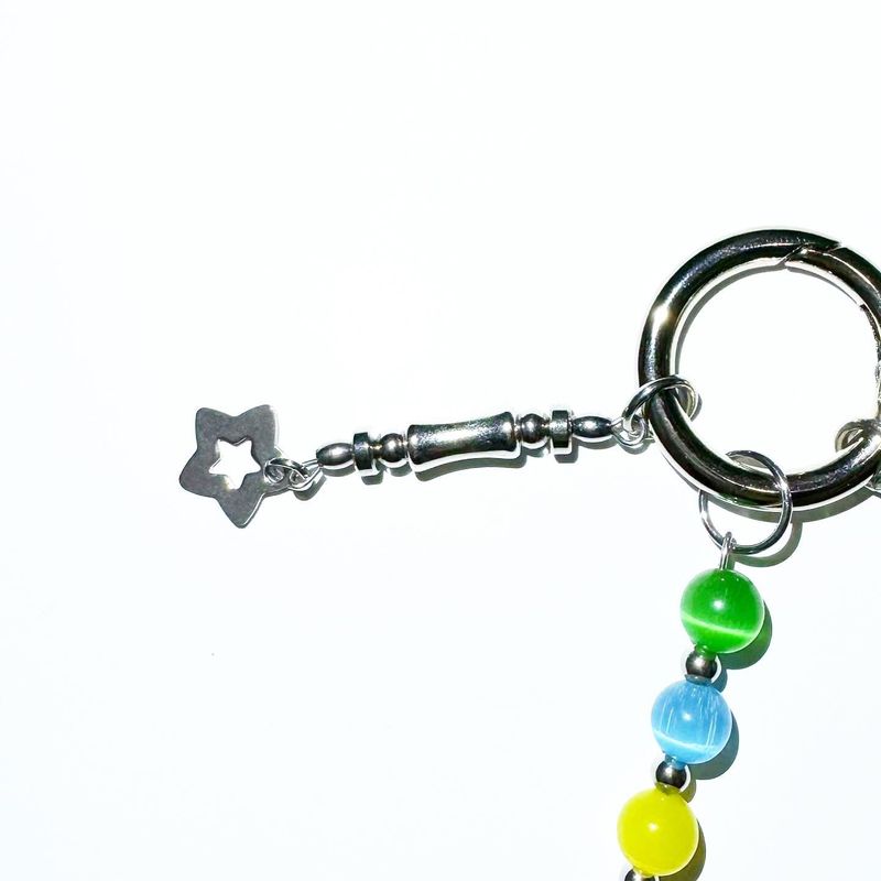 [Billlie Tsuki] Cameleon zebra keychain