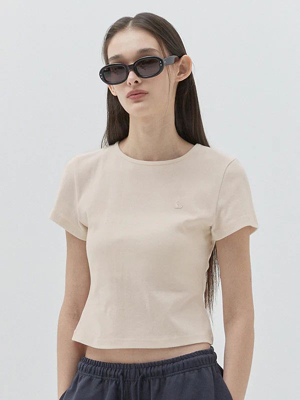 KIRSH（キルシー）の「KIRSH PLAIN SLIM FIT T-SHIRT - IVORY（Tops）」
