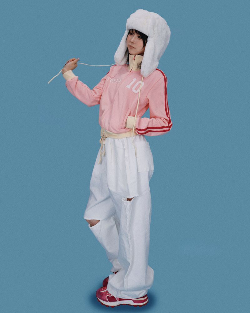 fake fur over hat (3color)