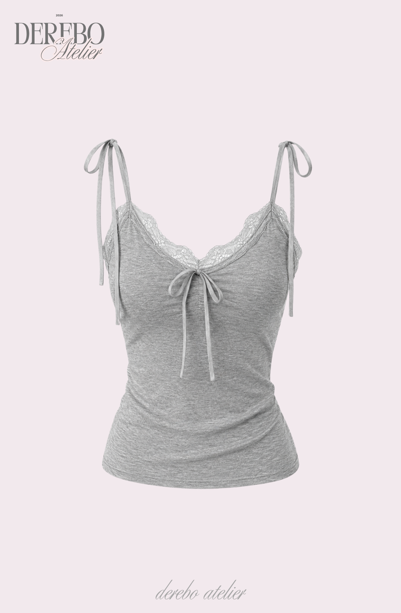 Lady Pink Gray Layered Long-Sleeve Top