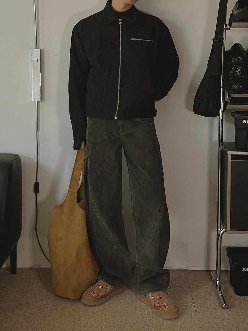 [Premium] Corduroy 3D Dyeing Pants (2color)