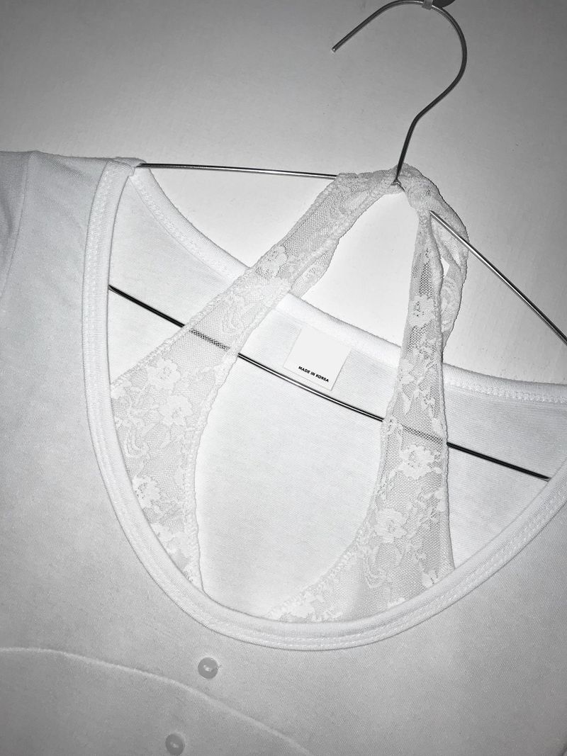 estrogen lace halter top(3 color)