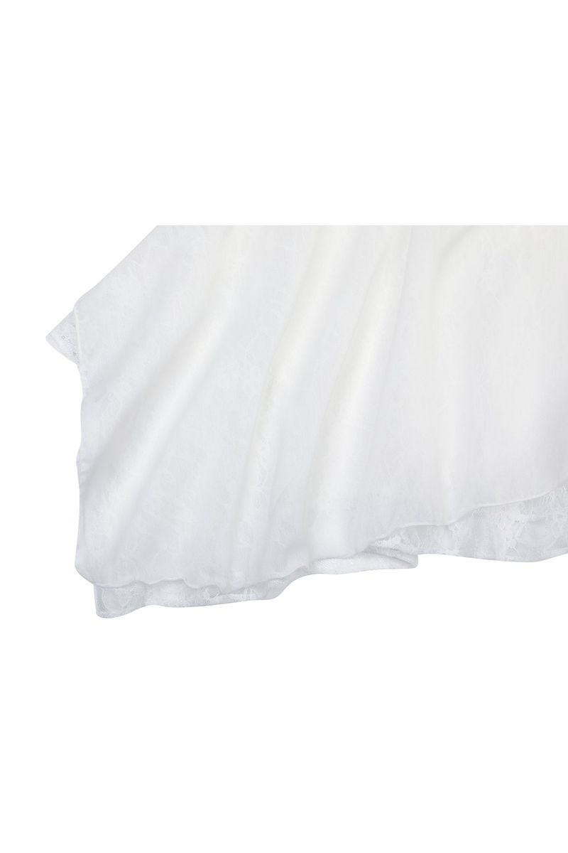 ROSE SHIRRING TOP white