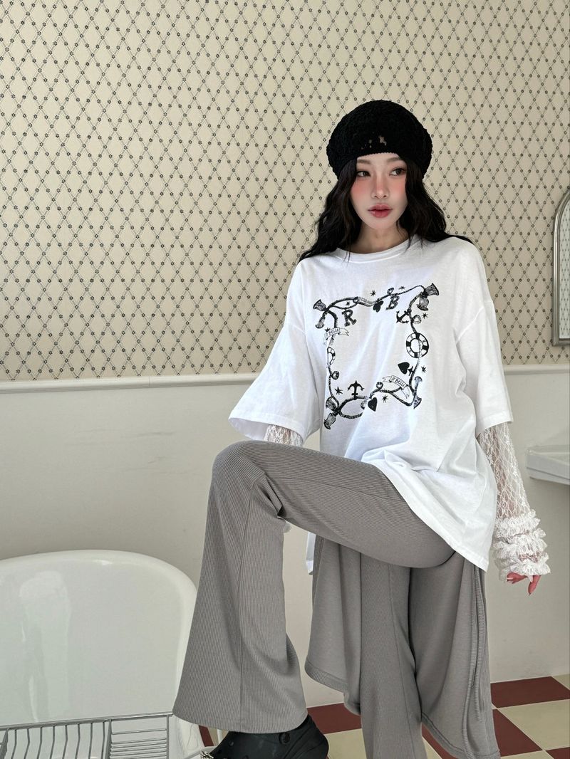 BELLE Lace Layered T-shirt