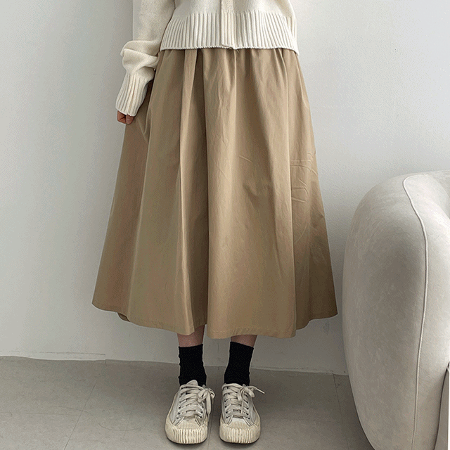 hijjoo（ハイチュー）の「banding flare skirt（Skirts）」