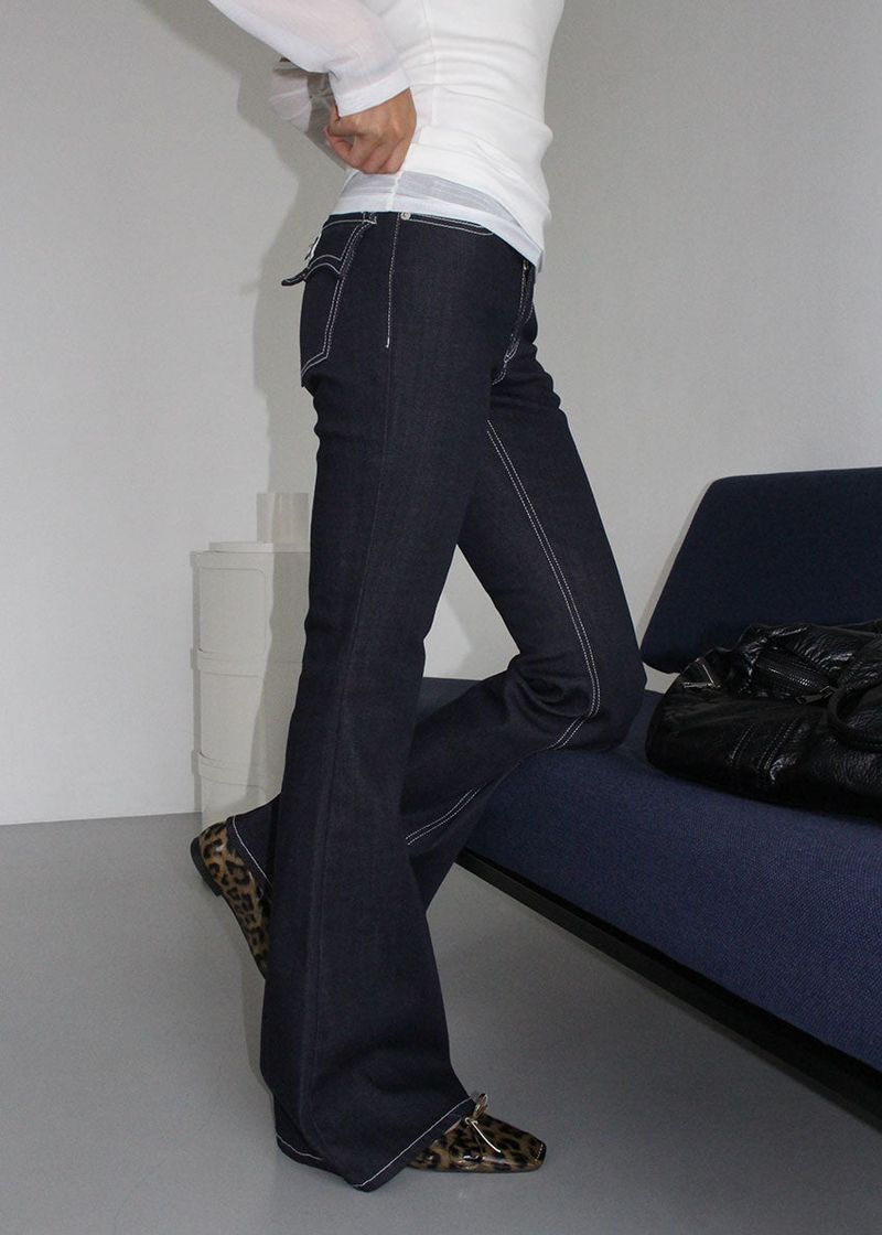 HIP POCKET BOOTS CUT PANTS