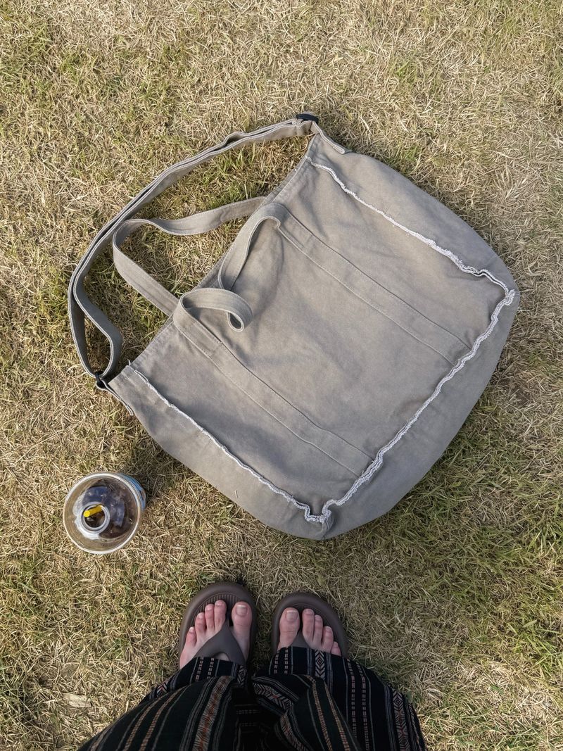 RITCORE（リットコア）の「Canvas Washed Damaged Big Bag (2c)（Bags）」