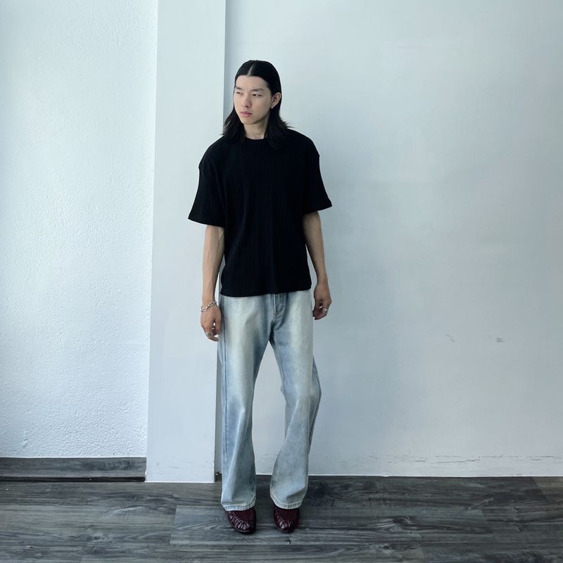 Wide Rib Crew Tee
