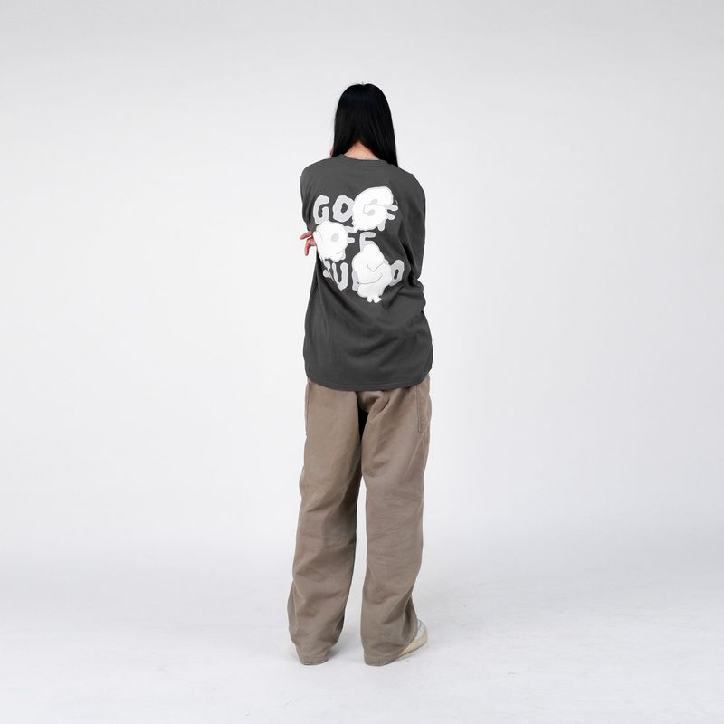 G.O.S. MAIN LOGO TEE - ( Charcoal )