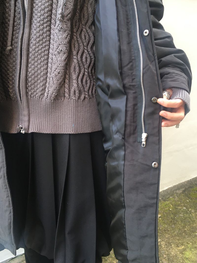 Two Way Cozy Textured Knit Hood