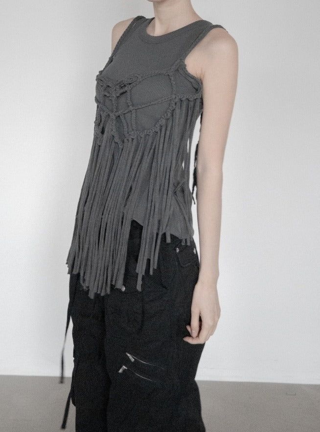 Elin Minimal Ribbed Sleeveless