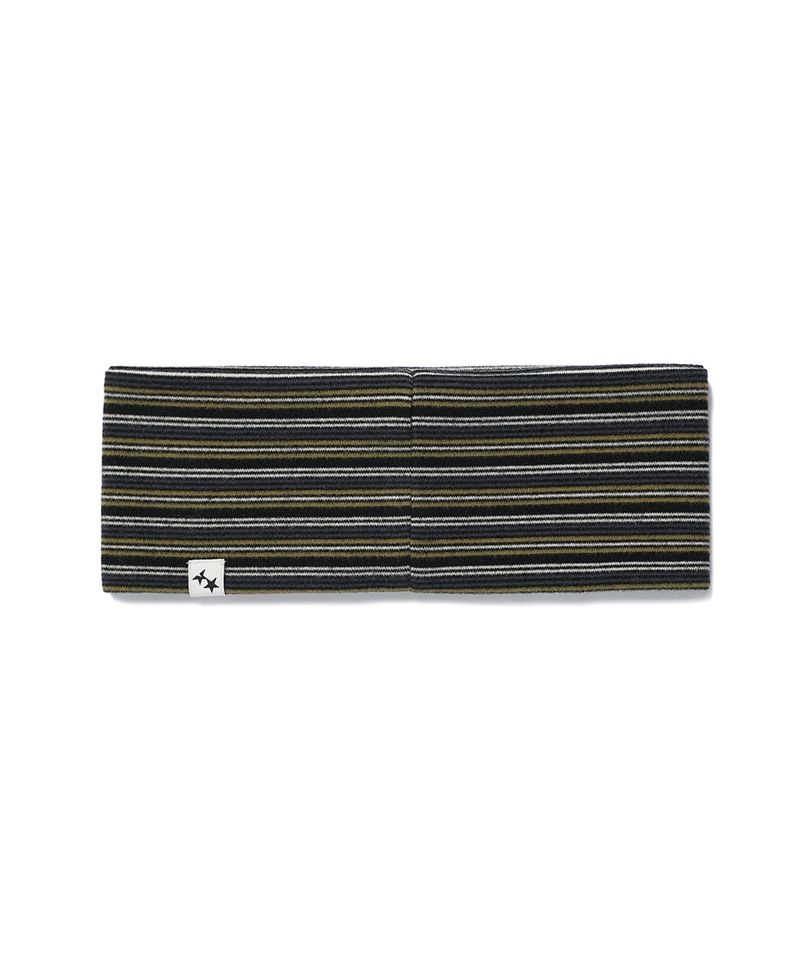 MULTI STRIPED BUTTON HAIR BAND KHAKI(CV2GFFAB70A)