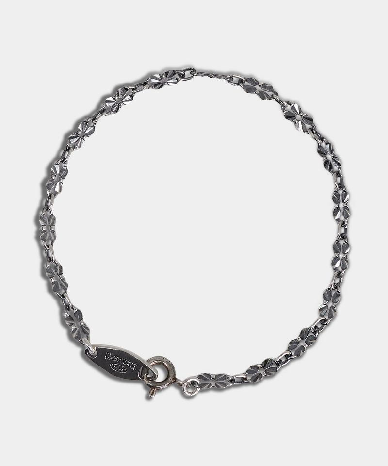 Slim pattern chain bracelet (925 silver)