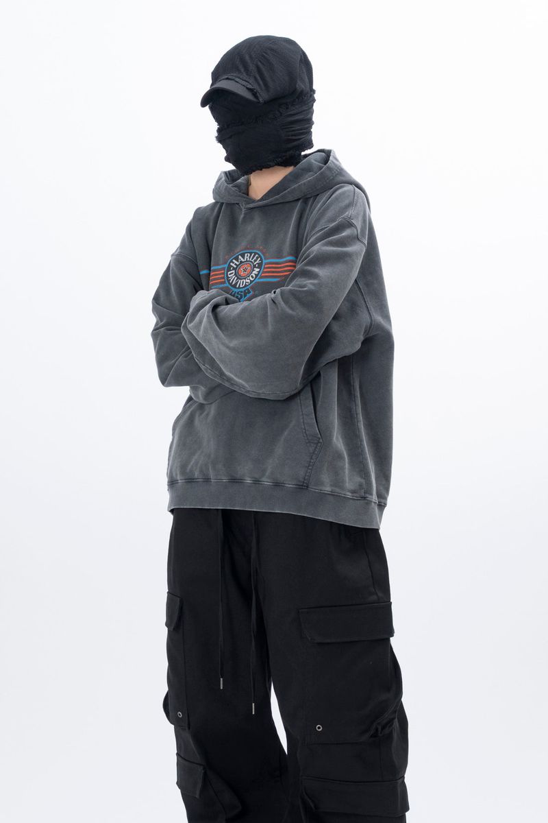 Jerome Harley USA Washed Hood
