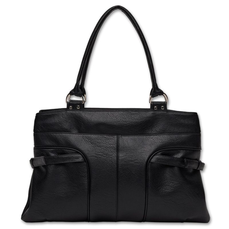 INNER ZEBRA BUCKLE BIG BAG [BLACK]