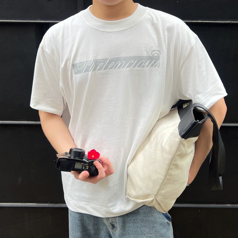 KMC "PRETENCIOUS" White Boxy Fit T-Shirt
