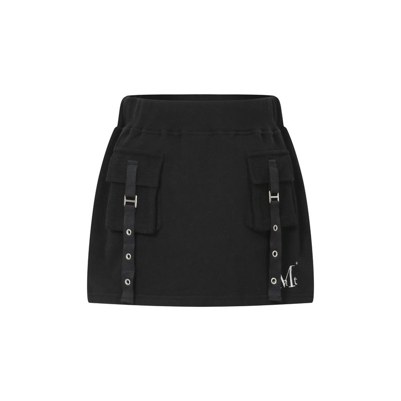 MUCENT（ムセント）の「TIAJE SET UP EYELET SWEAT SKIRT (2Color)（Skirts）」