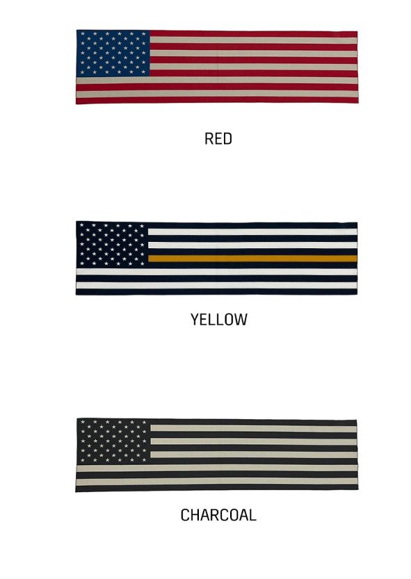 American flag chiffon scarf