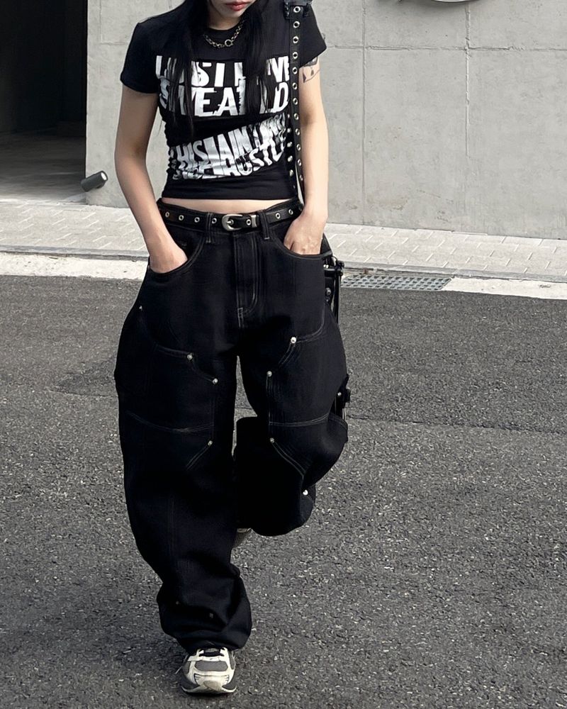 heenytsuki（ヒニツキ）の「Bakugo Double Ni Carpenter Stitch Denim Pants（Pants）」