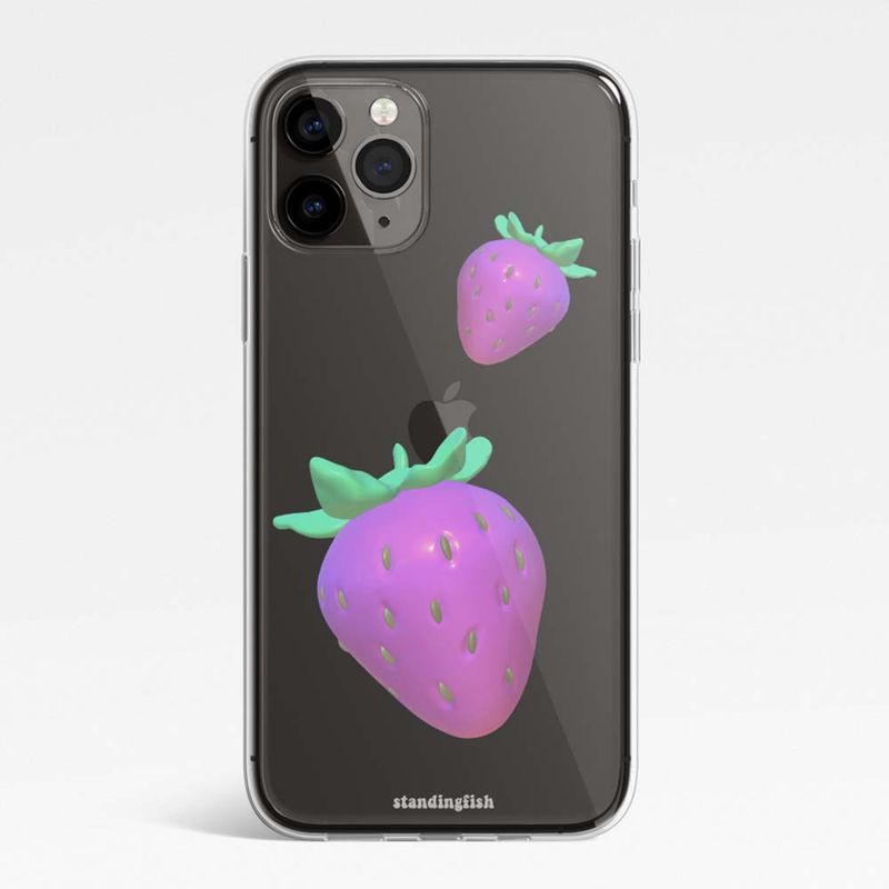 Strawberry P Phone Case (jell hard)