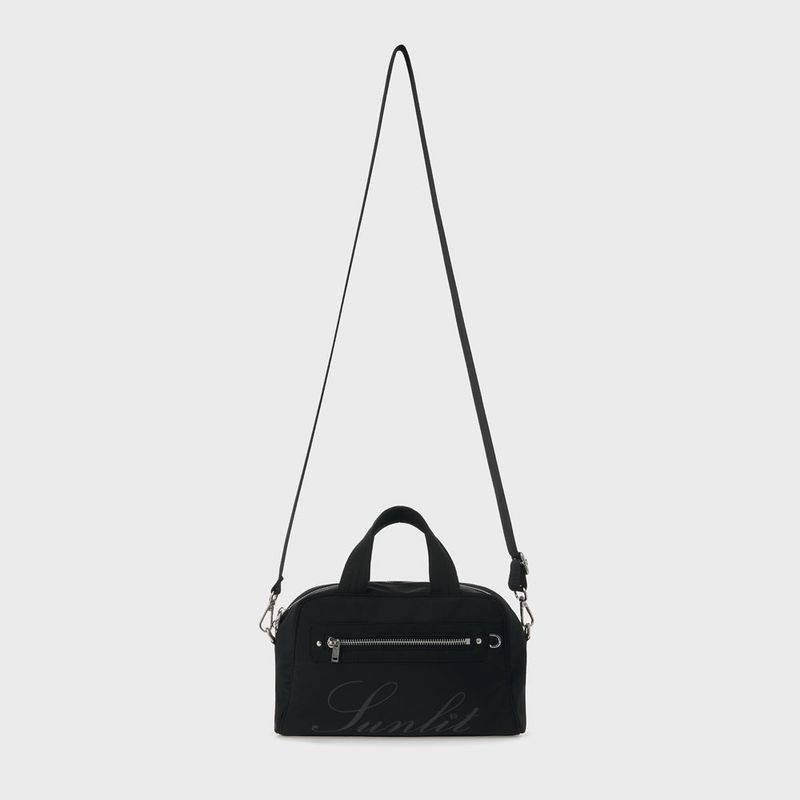Lettering Cross Tote Bag (Black)