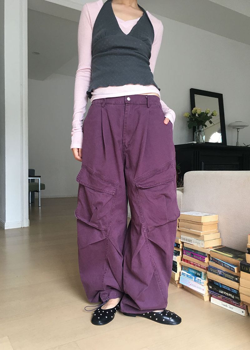 GARMENT CARGO WIDE PANTS