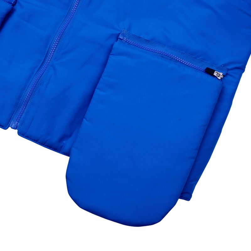 [UNISEX] Padded Coach Jacket (Blue)