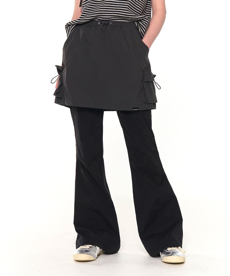 ZIZEMUSEUM(ジゼミュージアム)の「COLORS SKIRT PANTS (BLACK)(Pants)」