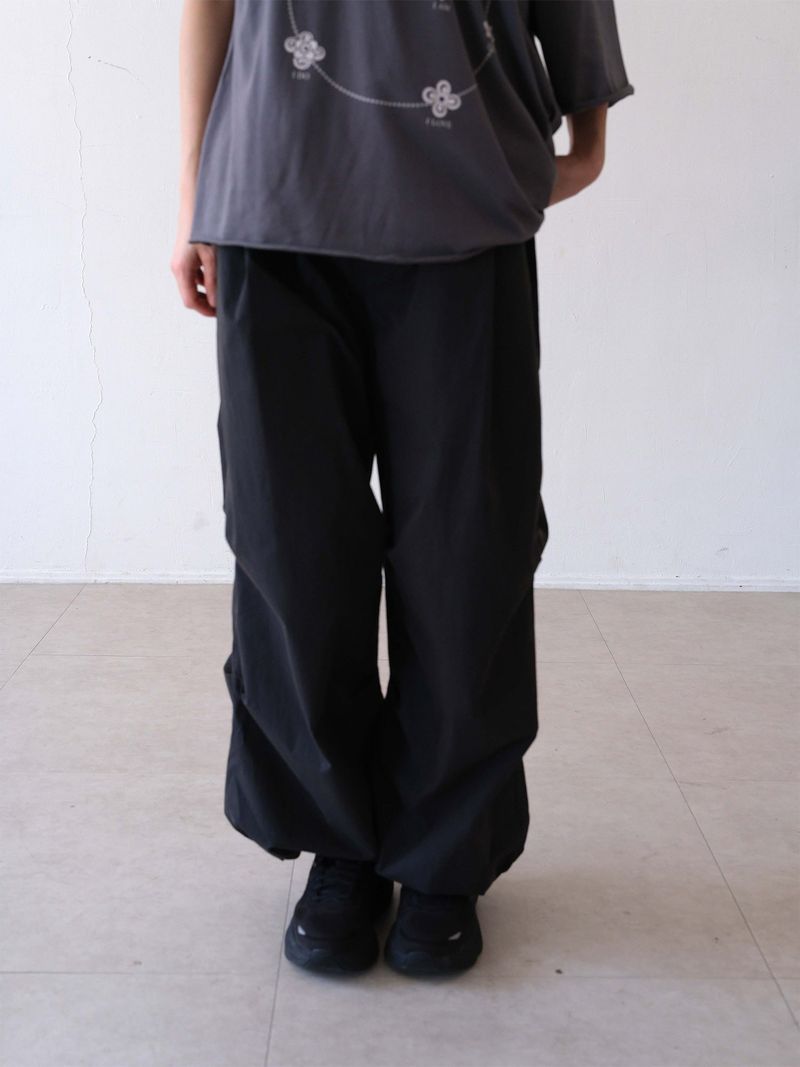 Double Pintuck Pants (Charcoal)