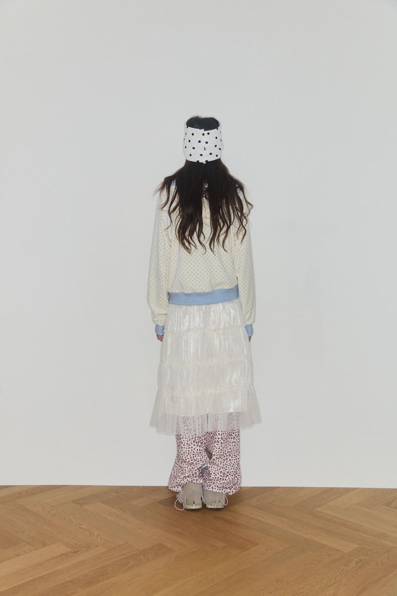 BABY DOT TULLE SKIRT (YELLOW)