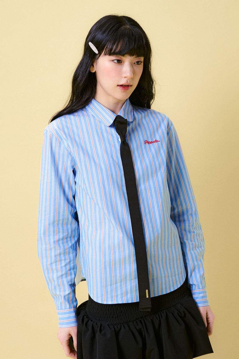 Pals Stripe Shirt [Skyblue]