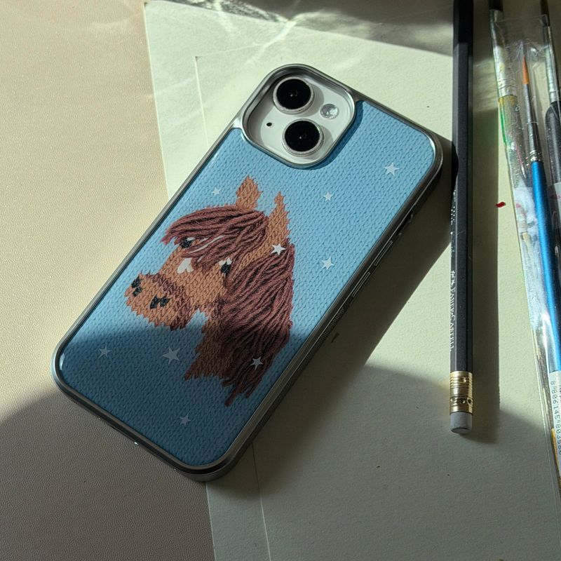 STAR HORSE EPOXY CASE_BLUE
