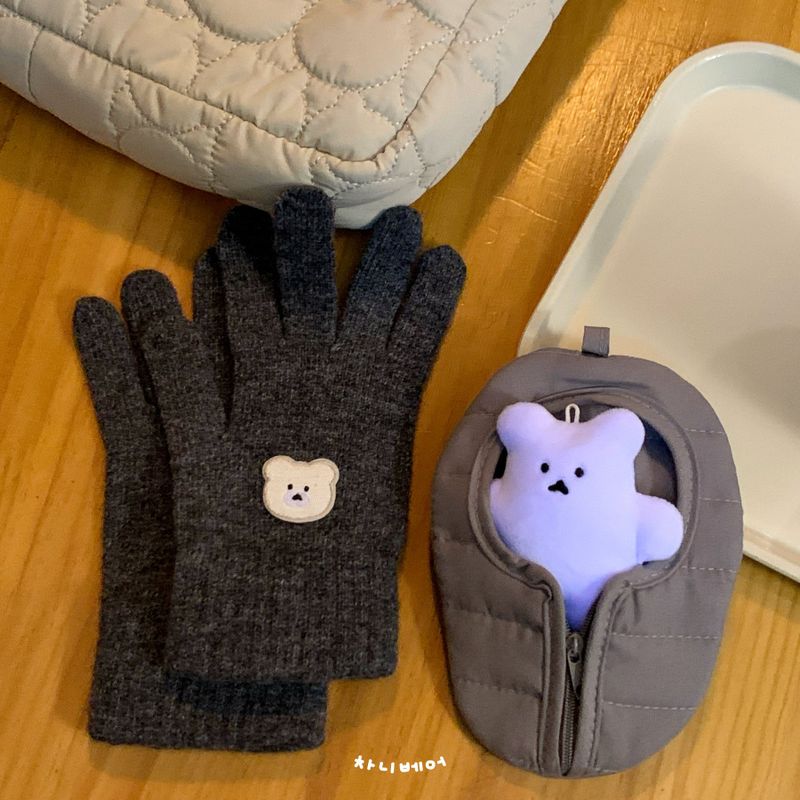 Chanibearの「chanibear winter smart touch wool gloves (4color-charcoal)(Fashion Accessories)」