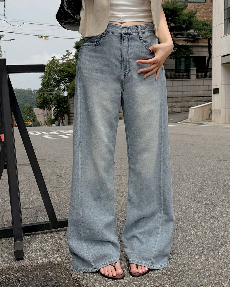 MAYBINS(メイビンス)の「Rinu cut denim pants(Pants)」