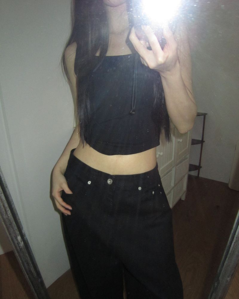 Hashu Natural Cotton Wide Pants
