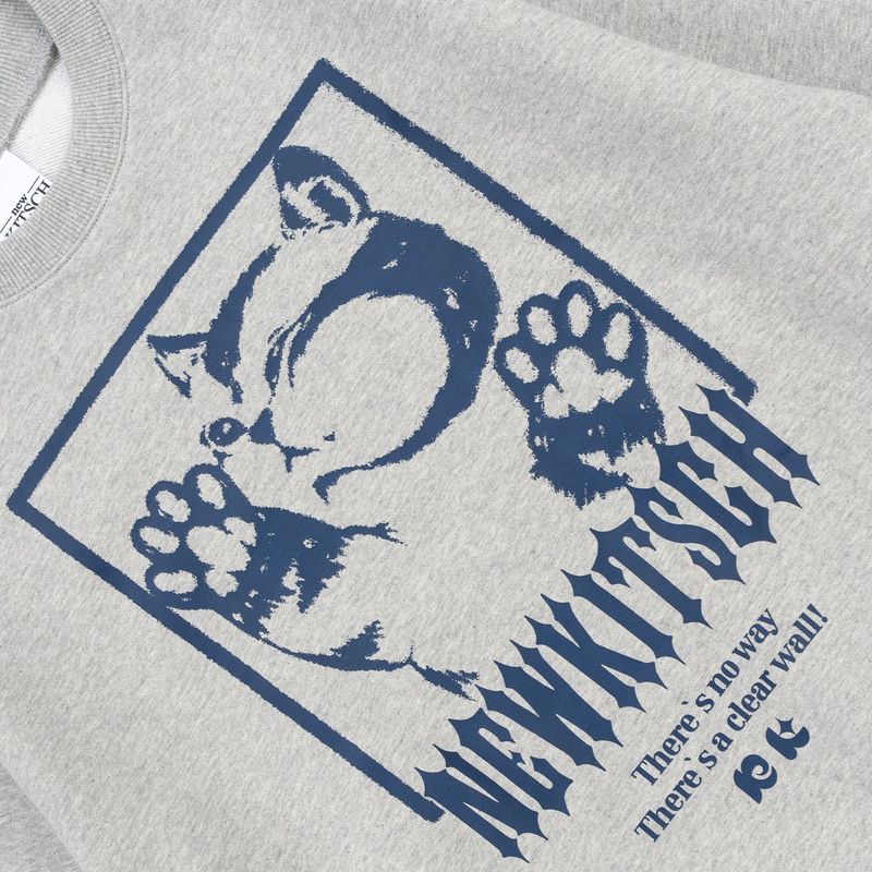 LOCKED-UP CAT SWEATSHIRTS (MELANGE)