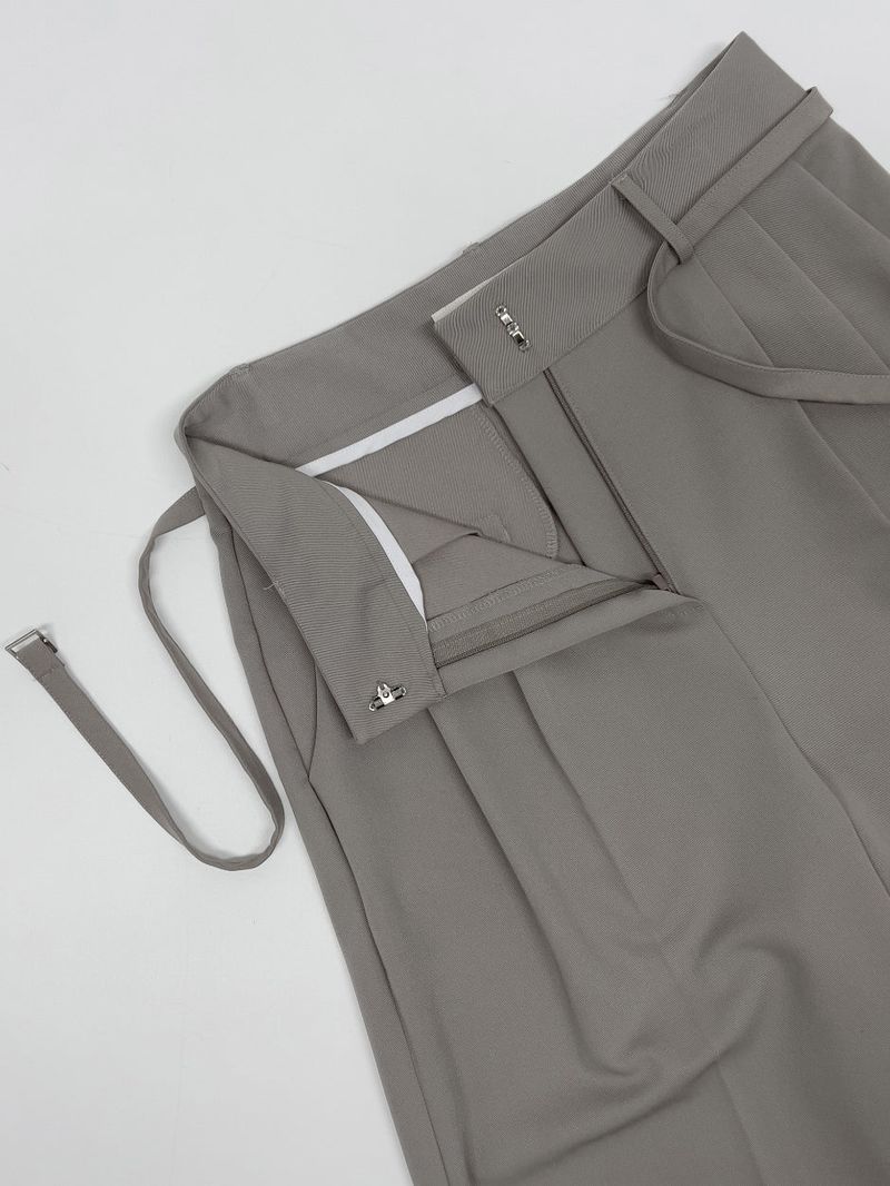 Davi Belted Wide Slacks