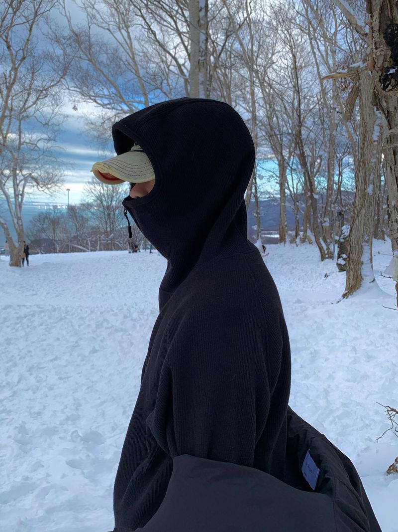 Javelin high face hooded zip-up 2C