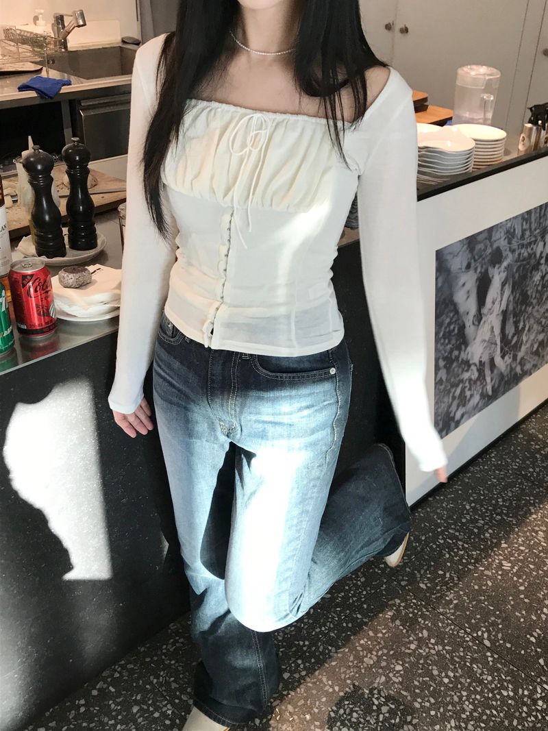 Y2K Feminine Bootcut Pants