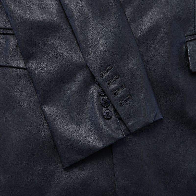 LC Epeel Two Burton Black Leather Blazer