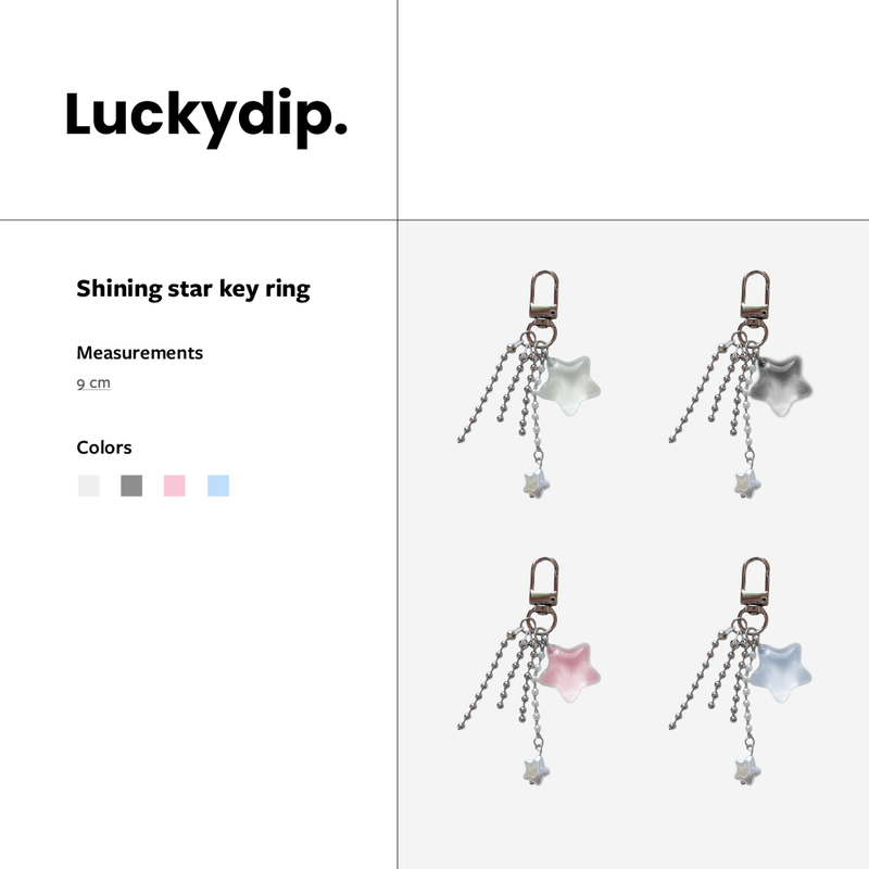 shining star key ring