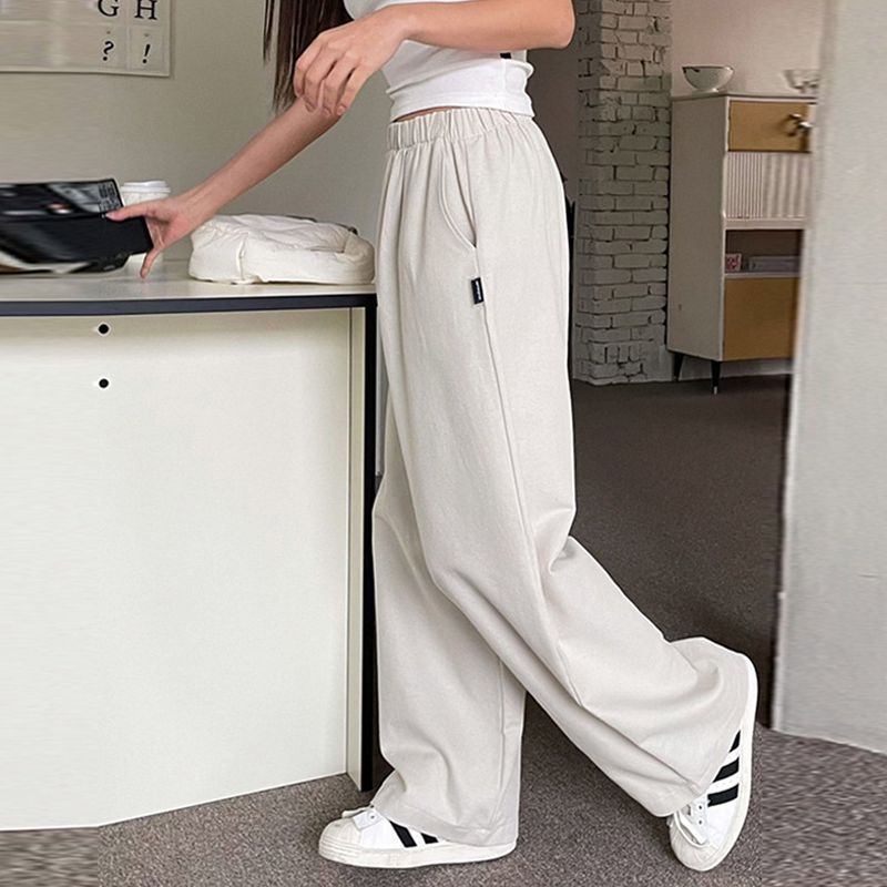 muahmuah（ムアムア）の「ワイドバンディングコットンパンツ  [LIGHT GRAY]（パンツ）」